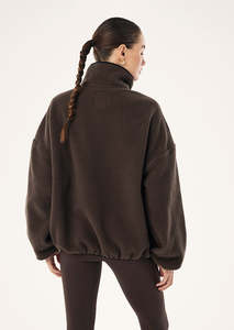Veste Sherpa personnalisée pour femmes, veste d'hiver de haute qualité, vêtements en polaire Sherpa avec logo personnalisé en gros, OEM - Product Image 2