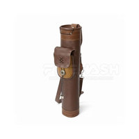Sacoche à flèches en cuir faite à la main de haute qualité, matériau durable, ajustement réglable, confortable, pour la chasse et l'entraînement en extérieur.
