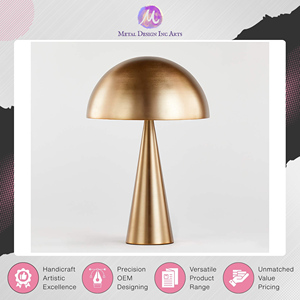Large gamme de produits, lampe de bureau en forme de champignon très vendue, poids 2 kg, lampe de table en laiton avec garantie d'un an au prix le plus bas - Product Image 2