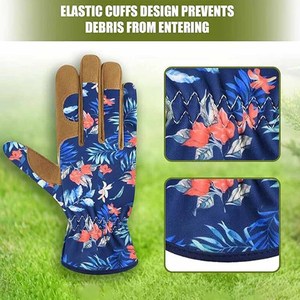 Gants de jardinage en similicuir de qualité supérieure, protection des mains pour la sécurité industrielle, activités de plein air, gants de travail durables - Product Image 2