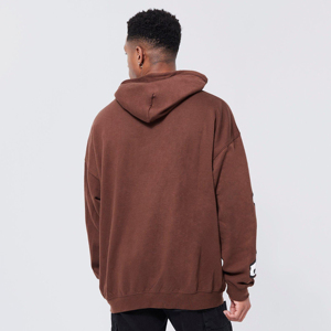 Men's Luxury Oversized <b>Puller</b> Screenprinted Hoodie Heavyweight Cotton Fleece Drop Shoulder Streetwear Private Label Manufacturer - Product Image 4