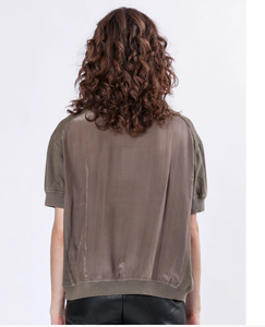 Sudadera de felpa 100% algodón, color sólido, estilo oversize, ropa urbana, sudadera corta para mujer, para invierno. - Product Image 5
