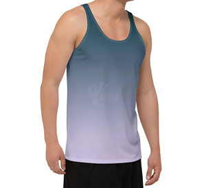 Camisetas sin Mangas para Hombre, Talla Personalizada, 100% Poliéster, con Tela Transpirable de Secado Rápido, Diseño Personalizado, Colores y Logotipos Personalizados - Product Image 2