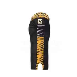 Top Quality Latest Design Custom Digital Printing American Football Jersey 100% Polyester With Customized Logos - Product Image 6