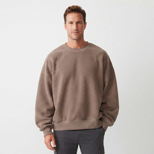 Sweat-shirts d'hiver oversize pour hommes, en molleton épais, col rond, sweat-shirt de jogging à manches longues pour hommes, sweat-shirt streetwear pour hommes - Product Image 6