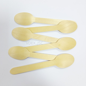 Juego de cubiertos de madera desechables de exportación de Vietnam para uso diario y fiestas Borde pulido y superficie lisa para servir en restaurante - Product Image 4