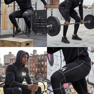 Conjunto Deportivo Personalizado Unisex con Estampado de Alto Rendimiento, Transpirable, Ligero, de Secado Rápido, con Cremallera Completa, para Yoga y Entrenamiento en el Gimnasio - Product Image 6