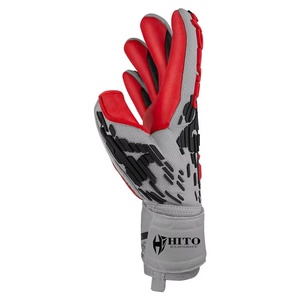 Gants de gardien de but de football professionnels, paume avant en latex Giga de 4 mm, dos en caoutchouc injecté, enveloppe du pouce, roulement négatif, design personnalisé - Product Image 2