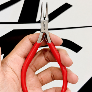 Top Selling Super Fine Round <b>Nose</b> Plier 115mm for Jewelry Making Beading Precision Wire Wrapping and <b>Small</b> Detailed Craft Work - Product Image 1