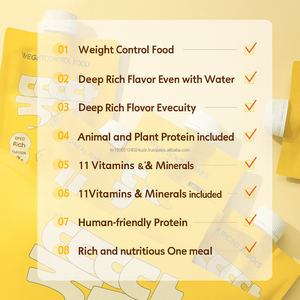 Poudre de shake protéiné maigre 5 portions Low Calorie Fitness Meal Drink Weight Support Mix - Product Image 3