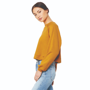 Vibe Craft Clothing, Nuevo Diseño Otoño Invierno, Sudaderas Lisas para Mujer, 100% Algodón, Cuello Redondo, Hombros Caídos, Corte Holgado - Product Image 2