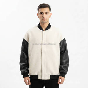 Chaqueta Varsity Personalizada al por Mayor para Hombre, Chaqueta Universitaria de Béisbol, Chaqueta Bomber para Hombre, Bordado con Parche de Chenille, Marca Privada - Product Image 1