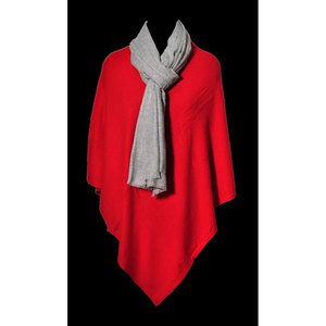 New Collection Women’s V Neck Poncho Soft Feel Warm Winter Cape 70% <b>Wool</b> 30% Nylon Lightweight Elegant Fashion Shawl Wrap Cozy - Product Image 3
