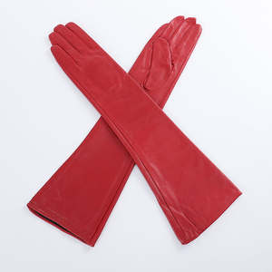 Guantes de invierno de cuero genuino para mujer, forro interior suave y cálido, compatibles con la moda, para uso diario al aire libre, guantes para conducir - Product Image 5