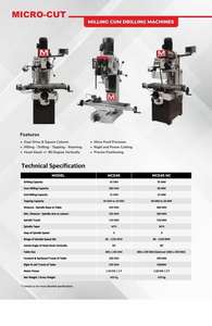 Fraiseuse à tourelle verticale universelle avec tête de ram et système de refroidissement, neuve en stock - Product Image 2