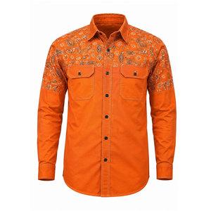 Wholesale Fire Resistant Workwear Safety Clothing <b>Flame</b> Retardant Reflective Hi Vis Long Sleeve Work Wear Fr <b>Shirt</b> Men - Product Image 2