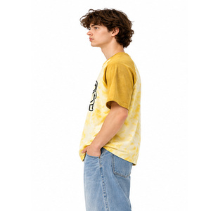 <b>Mens</b> Tie Dye <b>Raglan</b> <b>T</b> <b>Shirt</b> 100% Cotton Crew Neck Short Sleeve Front Graphic Prints Casual Streetwear Custom Wholesale Suppliers - Product Image 4
