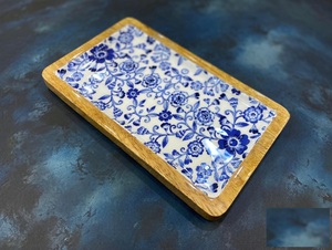 Bandeja de madera esmaltada con diseño impreso, la más vendida, al mejor precio - Product Image 6