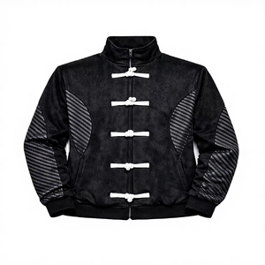 High Quality <b>Men's</b> Black Windproof Waterproof Breathable Zipper Print Plus Size Turtleneck Collar Microfleece Winter <b>Soft</b> <b>Shell</b> - Product Image 1