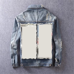 Pakistan Made Top Quality Jackets / Jeans Jacket Custom Embroidered Men Outwear Cotton Denim Jackets Fashionable Denims trending - Product Image 6