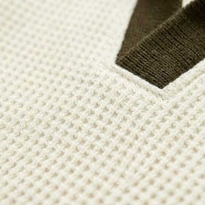 Polo à manches courtes pour homme de haute qualité, couleur unie, tricoté, décontracté, respirant, design personnalisé - Product Image 6