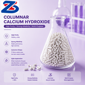Cilindros de Hidróxido de Calcio Premium, Gránulos de Cal Blanca, Ca(OH)2, Material Industrial para Exportación Global - Product Image 1