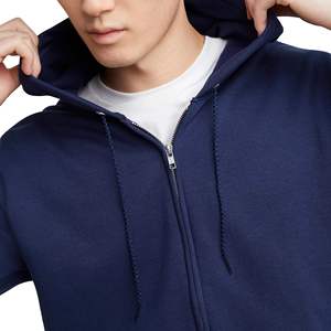 Sweat-shirt à capuche zippé pour homme, coupe classique, coton French Terry, décontracté, pour l'automne - Product Image 5