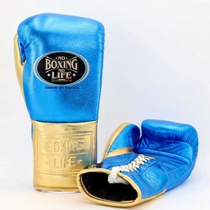 Guantes de Boxeo de Alta Calidad con Diseño 'No Boxing No Life', Piel de Vacuno Genuina, Guantes de Sparring AS-BG-5036, Precio al por Mayor - Product Image 6