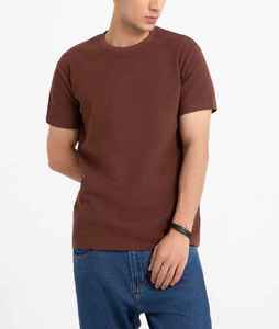 Camiseta de Manga Corta para Hombre, Estilo Holgado, Hombros Caídos, Poliéster/Algodón, Secado Rápido, Transpirable, Corte Regular - Product Image 6