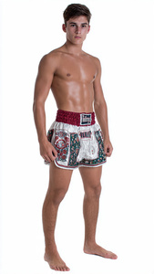 กางเกงมวยไทย Power Muay Thai รุ่น Boxer Fighter ของแท้ กางเกงมวยไทยผู้ชาย คุณภาพสูง ผ้าซาติน กางเกงมวยไทยชาย - Product Image 3