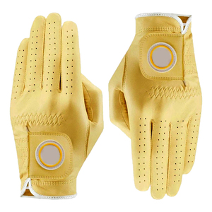 Custom Logo Cabretta <b>Leather</b> Anti Slip Soft Breathable Golf <b>Glove</b> Whole <b>Sale</b> Price 2026 <b>Men</b> Golf <b>Gloves</b> - Product Image 1