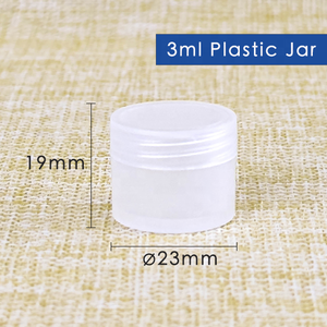 Mini tarro de plástico 3G recargable para el cuidado de la piel cosméticos Crema para Ojos loción aceite de esmalte de uñas - Product Image 3