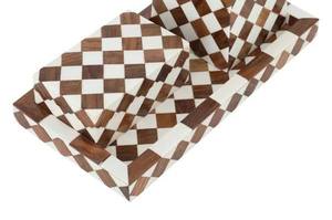 Brûleur d'encens en bois fait main avec motif damier, support aromatique en bois de santal, utilisation toute saison - Product Image 3