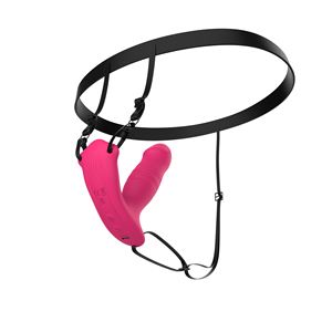 Nuevo Vibrador de Moda para Fiestas con Correas, Resistente al Agua IPX6, Recargable por USB, 10 Frecuencias, Color Rojo Rosa, Estimulación para Adultos - Product Image 6