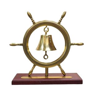 Campana Náutica de Latón Puro de Alta Calidad, con Acabado Pulido, para Decoración de Pared, Hogar, Exteriores y como Campana de Llamada - Product Image 3