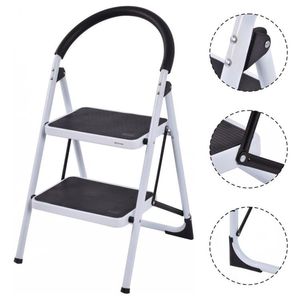 Iron Frame Folding <b>Step</b> <b>Stool</b> with Anti-Slip Pedals Convenient <b>Step</b> Ladder - Product Image 5