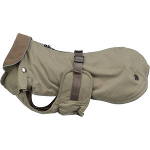 Manteau pour animaux de compagnie Hermy vert olive taille S 33 cm - Product Image 1