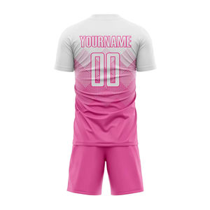Ensemble d'uniformes de football unisexes pour adultes, manches courtes, écologiques, de haute qualité, toutes saisons, personnalisables, col rond, impression numérique - Product Image 5