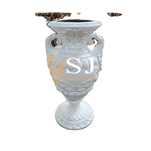 Jug Style Artificial Flower <b>Pot</b> for Garden Use Lightweight Fiber Glass - Product Image 1