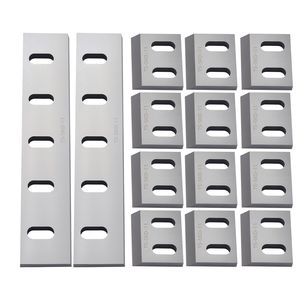Kit di Lame Industriali in Acciaio Legato, 12 Rotanti e 2 Fisse, Alta Durezza, Compatibili con SKD 11, Lame per Trituratori - Product Image 1