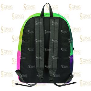 Mochila de Poliéster con Patrón Geométrico de Moda, Unisex, Suave, 20-35L, Cierre de Cremallera, Uso Diario, con Bolsillo Lateral de Malla - Product Image 6