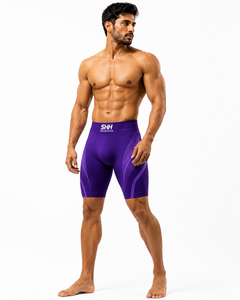 Men Athletic <b>Compression</b> Shorts Custom Logo Breathable Quick Dry Workout Gym Running Training Sports Tights Wholesale OEM - Product Image 4
