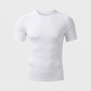 T-shirt de compression à manches courtes personnalisé avec impression par sublimation pour hommes, MMA, BJJ, entraînement de grappling, rashguard - Product Image 3