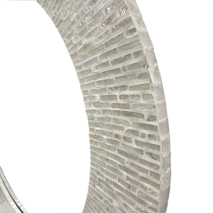 Modern Round Mother of Pearl <b>Mirrors</b> Decor Wall Living Room Bathroom Wall <b>Mirror</b> Wholesale Best Price from Vietnam - Product Image 3