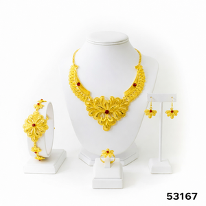 Chaînes de colliers vintage 2022 en acier inoxydable plaqué or micro 18 carats, faites à la main, en gros, pour fêtes africaines, cadeaux de mariage pour femmes - Product Image 5