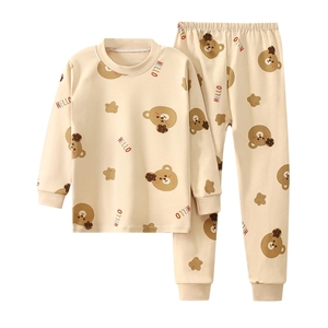 Ropa de Dormir para Niños de Alta Calidad, 100% Algodón Transpirable, Ropa de Dormir Informal para Niños con Logotipo Personalizado - Product Image 3