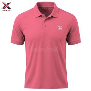 เสื้อเชิ้ตแขนสั้นผู้ชายสไตล์ใหม่ ผ้าถักเนื้อแน่น 100% ไนลอน ปกเสื้อพับได้ เหมาะสำหรับกิจกรรมสร้างทีมบริษัท ชุดลำลองสำหรับฤดูร้อน - Product Image 2
