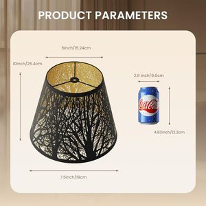 Piccoli Paralumi in Metallo per Lampade da Tavolo e da Terra, Coperture e Paralumi Durevoli - Product Image 3