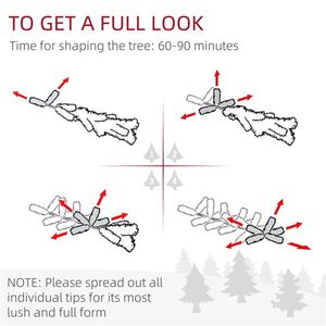 9ft Artificial Christmas Tree for Festive Decorations - Product Image 5