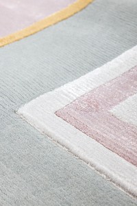 Tapis persan de luxe en laine et soie tufté à la main, grand tapis sur mesure, lavable, avec support antidérapant en PVC pour intérieurs haut de gamme - Product Image 3